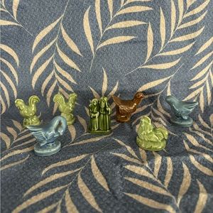 Vintage Wade England Red Rose Tea Figures